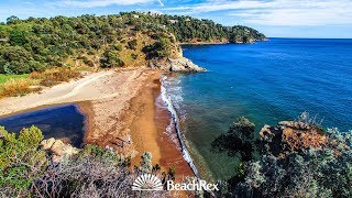 Plage de Bonporteau Cavalaire sur Mer France [upl. by Nolyak204]