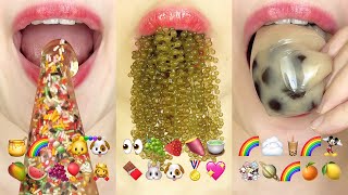 asmr 1HOUR EMOJI FOOD CHALLENGE TIKTOK COMPILATION EATING 1시간 틱톡 이모지 먹방 eating sounds [upl. by Drofub3]