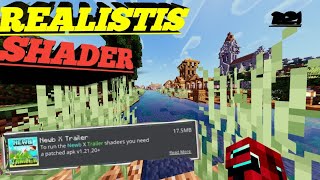 TOP 1 SHADERS MCPE 121 amp 120 REALISTIC TERBAIK  NewB Shadersrtx shaders minecraft [upl. by Schear]