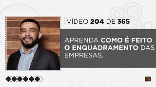 Aprenda como é feito o enquadramento das empresas [upl. by Maryanna100]