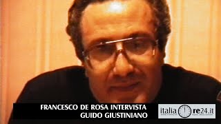 Anno 1986  Quando Francesco De Rosa intervistava Guido Giustiniano  SantAnastasia Napoli [upl. by Melcher997]