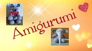 Häkeln  Amigurumi  Elefant Katze 2 Bären  Julebuergerfee [upl. by Ahsyat]