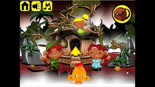 Monkey GO Happy Stage 804 Walkthrough PencilKids [upl. by Notsag]