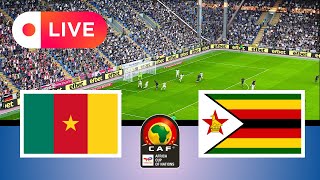 🔴 LIVE  CAMEROON VS ZIMBABWE  Africa Cup of Nations Qualifying 2024  eFootball PES 21 Gameplay [upl. by Thayne]