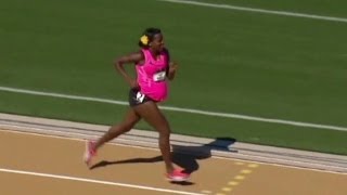 Pregnant Olympian finishes 800 meter race [upl. by Shaun]