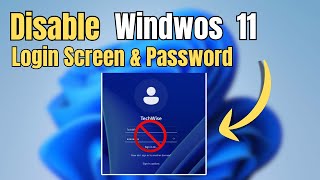 How to Disable Windows 11 Login Password and Lock Screen [upl. by Rafe]