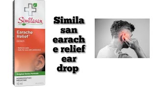 Similasan earache reliefdrop ear problem watery ear homeopathic ear pain drop [upl. by Cerellia]