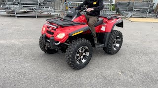 Köp ATV CanAm Outlander 800 med bandsats på Klaravik [upl. by Nagoh]