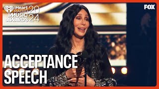 Cher Wins The Icon Award  Live at the 2024 iHeartRadio Music Awards [upl. by Osner]