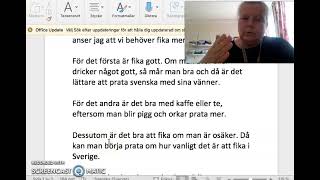 Sfi kurs D svenska som andraspråk argumenterande text [upl. by Otcefrep]