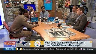 DeAngelo Williams Dresses Down Sports Talkers [upl. by Naes161]