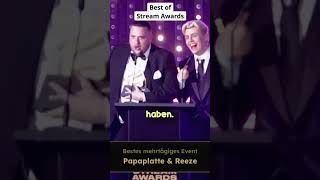 Best of Stream Awards 2024 ❤️🥹 Credits Reved Rezo papapalpatine viralvideo streamawards fy [upl. by Rieger]