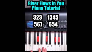 River Flows in You Piano tutorial easy for beginners [upl. by Akered700]