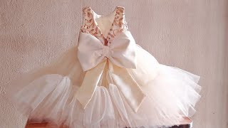 Kiddies Ball Gown Tutorial For Beginners Part 3 [upl. by Brie629]