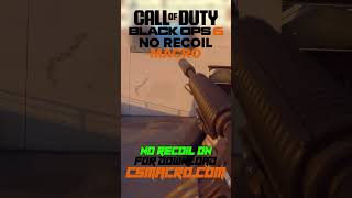 Call of Duty Black Ops 6 No Recoil Macro logitech bo6clips codblackops6 [upl. by Htieh]