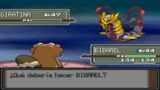 Pokemon Platinum Nintendo DS  Catching Giratina [upl. by Ahsi]