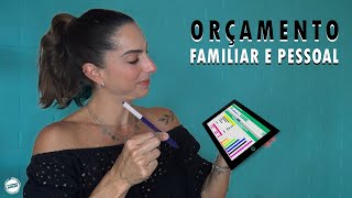 Como Organizo Meu ORÇAMENTO FAMILIAR [upl. by Drugi]