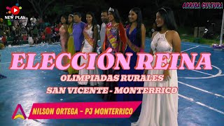 ELECCION REINA MONTERRICO  PROGRAMA ARRIBA CULTURA [upl. by Squire]