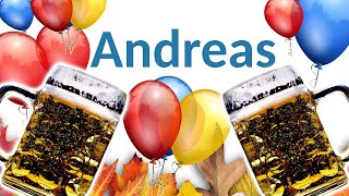 Glückwunsche zum Geburtstag 🎂 Geburtstagsgrüße und Sprüche für Andreas🎈💕 Kostenlose Grußkarte [upl. by Marjory]