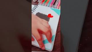 Beautiful and Stylish Diary Decoration Idea shorts viral [upl. by Maillw]