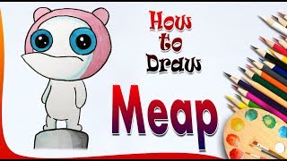 How to Draw Meap  Phineas and Ferb  Easy drawing [upl. by Sheryle]