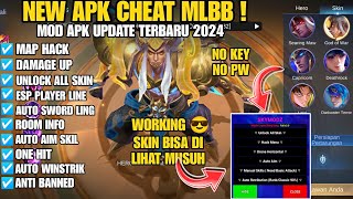 CHEAT Ml TERBARU 2024  MOD UNLOCK ALL SKIN MOBILE LEGENDS  ANTI BANNED NO PASSWORD [upl. by Feliks321]