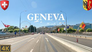 Driving Geneva Switzerland 🇨🇭  4K City Drive [upl. by Seleta]