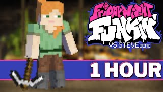 OVERSEEN  FNF 1 HOUR Songs FNF Mod Music OST Vs Steve Minecraft Song Friday Night Funkin [upl. by White]