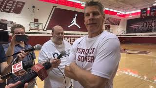 Porter Moser interview  March 4 2024 [upl. by Eeliab]