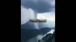 This is how cloud burst look like cloudburst monsoon climatechange [upl. by Aymik438]