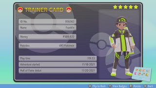 How To Get The Black Trainer Card 5 Stars in Pokemon Brilliant Diamond and Shining Pearl [upl. by Semele]