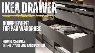 Ikea Komplement Drawer for Pax Wardrobe [upl. by Shaina965]