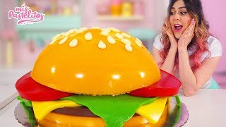 LA HAMBURGUESA MÁS GRANDE DEL MUNDO DE GOMITA  MIS PASTELITOS [upl. by Isawk]