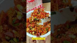 Wafers Chaat  Potato Wafers lunchbox recipe  kids choices viral trending food yummy shorts [upl. by Ahsiatal]