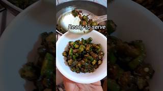 Tasty bhindi recipe food foodweb tastyrecipe recipe deliciouse viralvideo cooking [upl. by Aniral]