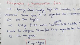 Compressible Fluid And Incompressible Fluid [upl. by Aneleve]