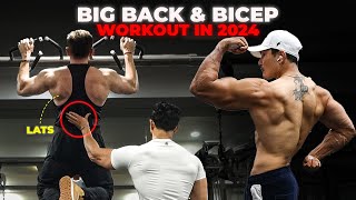 FULL BACK amp BICEP Workout for MUSCLE BUILDING in 2024 बैक एंड बाइसेप फुल वर्कआउट VispyKharadi [upl. by Nahshon]