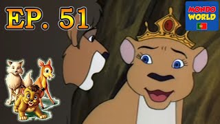 SIMBA REI LEÃO desenhos animados  série animada para crianças  Simba em Português  episódio 51 [upl. by Drawyeh]