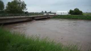 HOCHWASSER bei WALSCHLEBEN am 1 Juni 2013 um 1930 Uhr [upl. by Kavita]