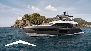 Azimut Fly 68  A Yacht for the World  Complete Guided Walkthrough Tour [upl. by Oicnoel]