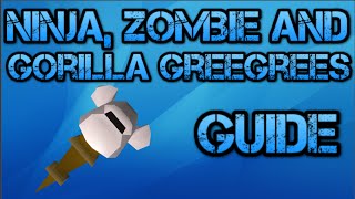 How To Make Ninja Zombie and Gorilla Greegrees Old School RuneScape Guide [upl. by Hardy]