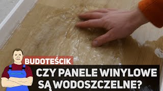 Czy panele winylowe są wodoSZCZELNE i nadają się do łazienki  test [upl. by Nymsaj467]