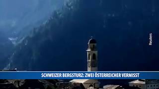 Nach Schweizer Bergsturz auch Österreicher vermisst [upl. by Eemaj998]