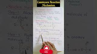 ❌ Cannizzaro Reaction Mechanism 🔥🔥🔥 shorts neet iit jeemains boards [upl. by Eremihc297]