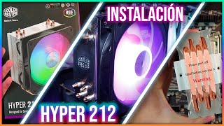 Como Instalar Cooler Master Hyper 212 ARGB  Tutorial [upl. by Kalvin783]