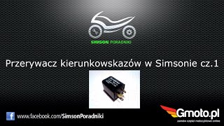 Przerywacz kierunkowskazów w Simsonie cz1 [upl. by Nikolai839]