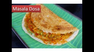 MASALA DOSA recipe SOUTH INDIAN Style  Deeps kitchen [upl. by Irwinn]