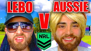 Lebos Vs Aussies Rugby League [upl. by Atinehs]