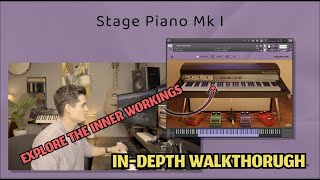 Stage Piano Mk 1  Indepth Walkthrough  Rhodes style keys for Kontakt [upl. by Zulch769]