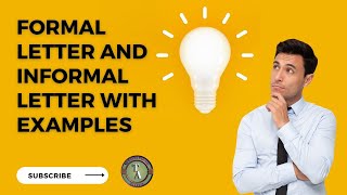 How to Write Letters  Formal Letter  Informal Letter  Fromal and Informal letter format [upl. by Harpp466]